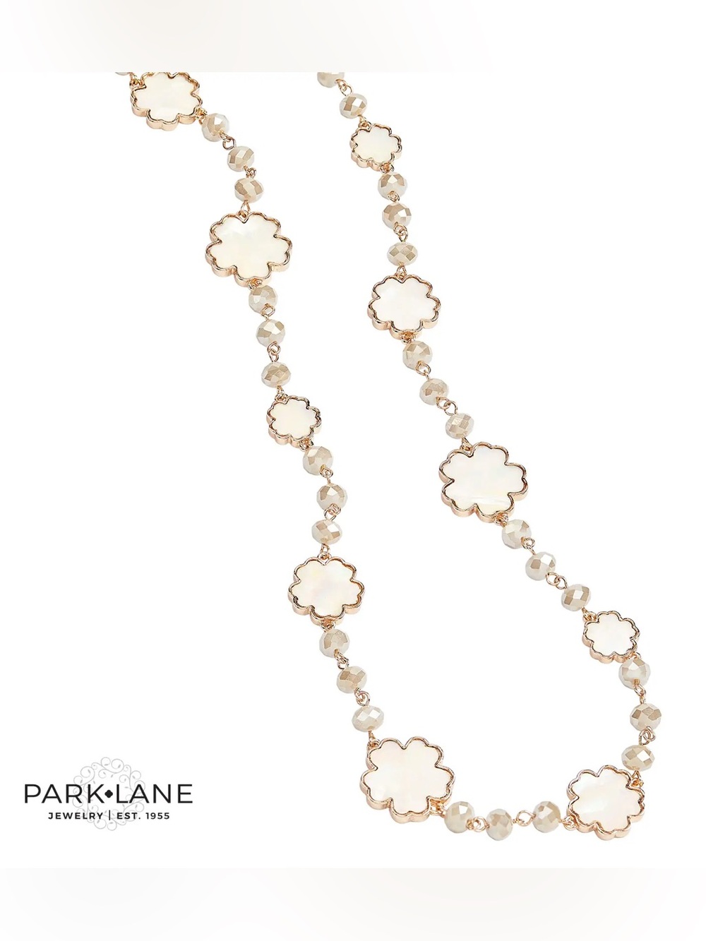 Park Lane Gold & Mother of Pearl - CLOUD - Necklace